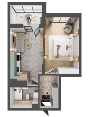 1-кімнатна квартира