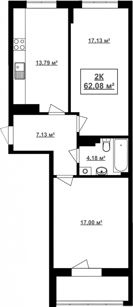 КП 2-3-040 – Креслення квартири